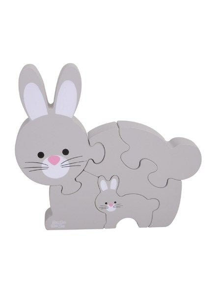Wooden Jigsaw Puzzle Rabbit Wooden Toy