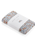 This Woodland design 100% GOTS organic cotton baby muslin swaddle blanket is extra large and incredibly soft.