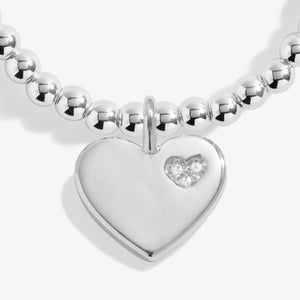 Joma Jewellery You're Going To Be An Auntie silver bracelet on sentiment card