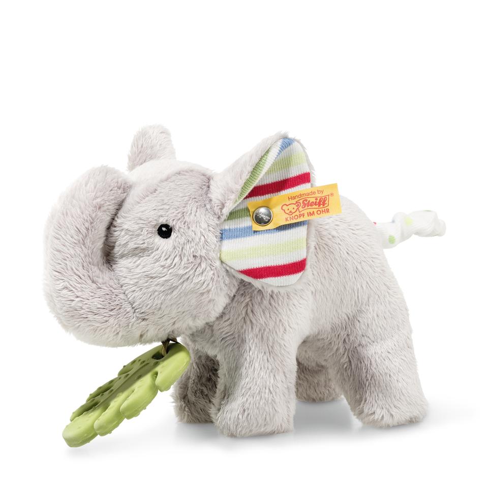 Steiff Wild Sweeties Timmi elephant with teething ring and rustling foil