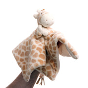 Giraffe Finger Puppet Comforter Blanket.