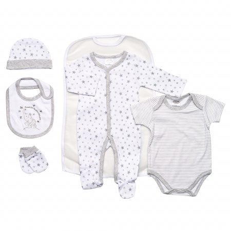 Reach For The Stars&#39; 5pc Unisex Neutral Elephant Layette Gift Set