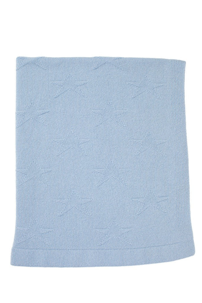 Cashmere Spa Blue Baby Blanket