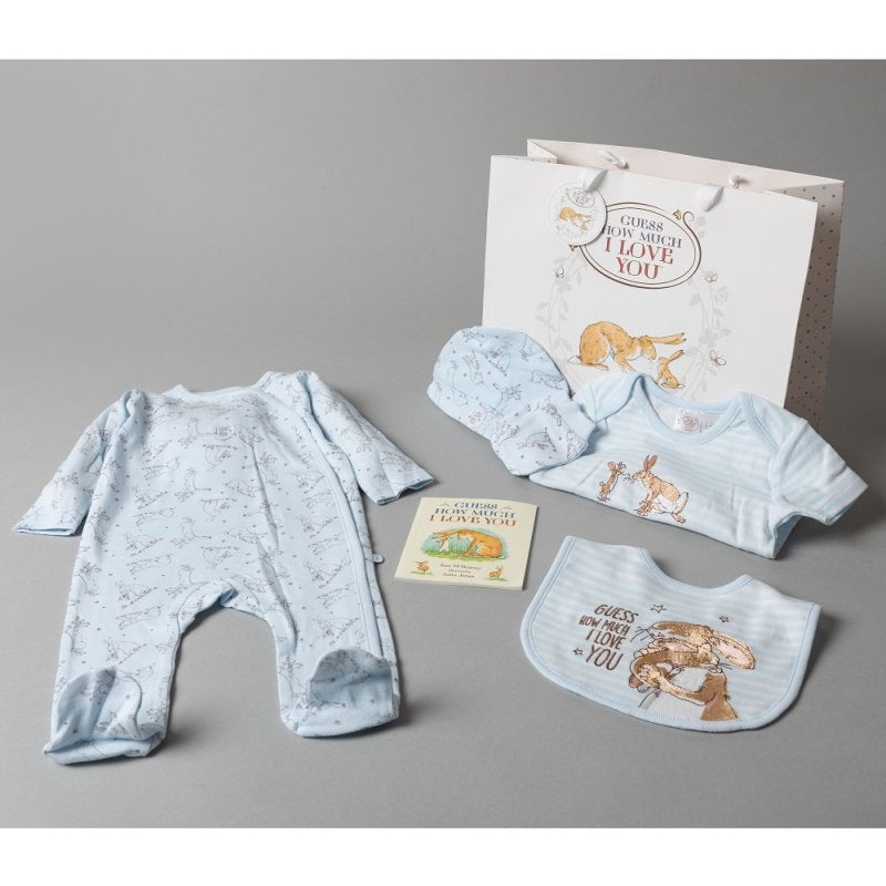 Baby Boys Guess How Much I Love You 5 Piece Gift Set