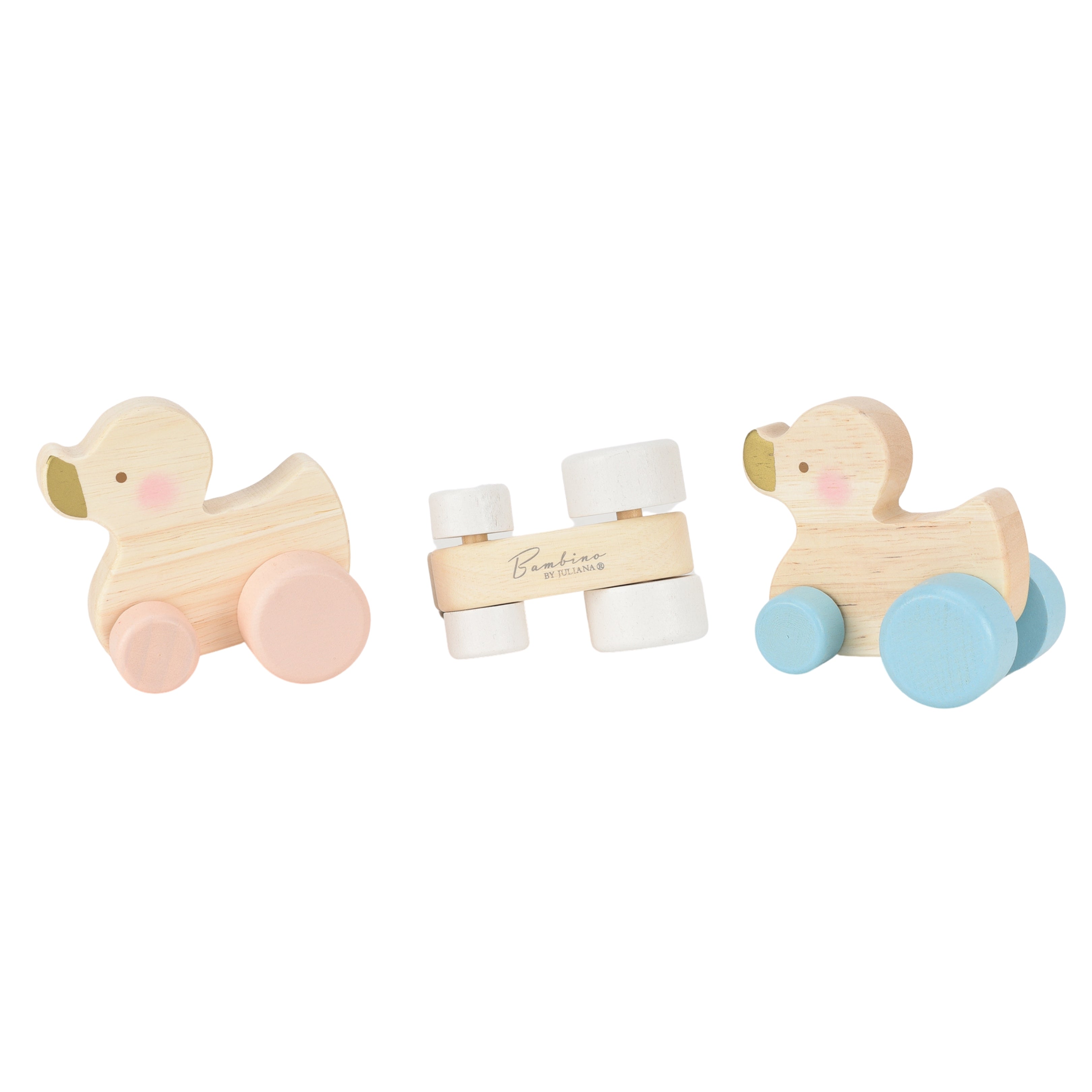 Wooden Push Along Duck Toy