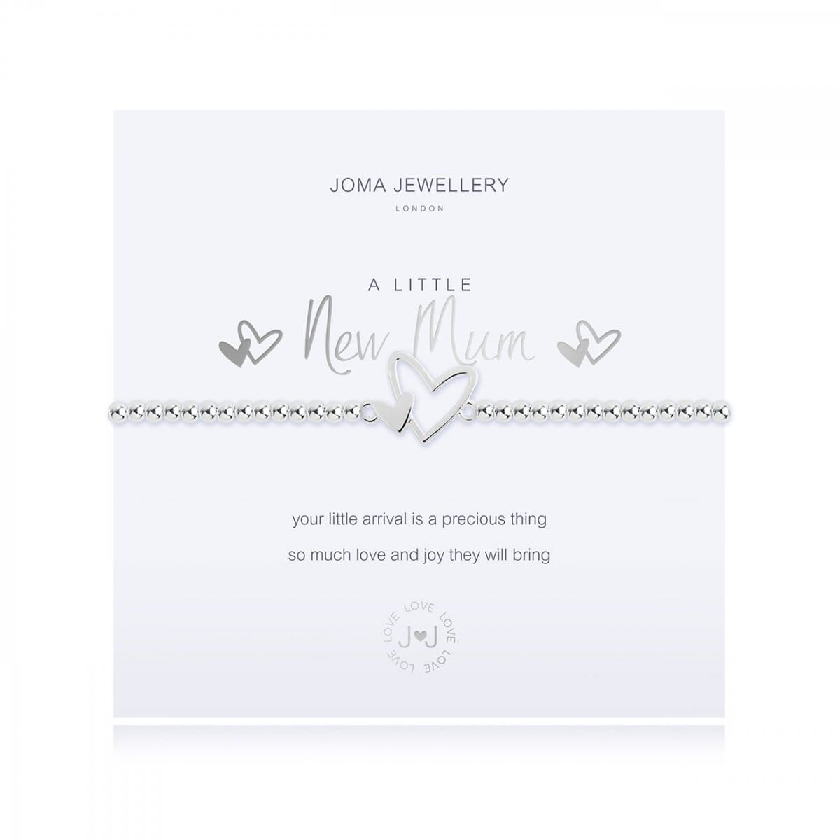 A little new mum silver bracelet by Joma Jewellery
