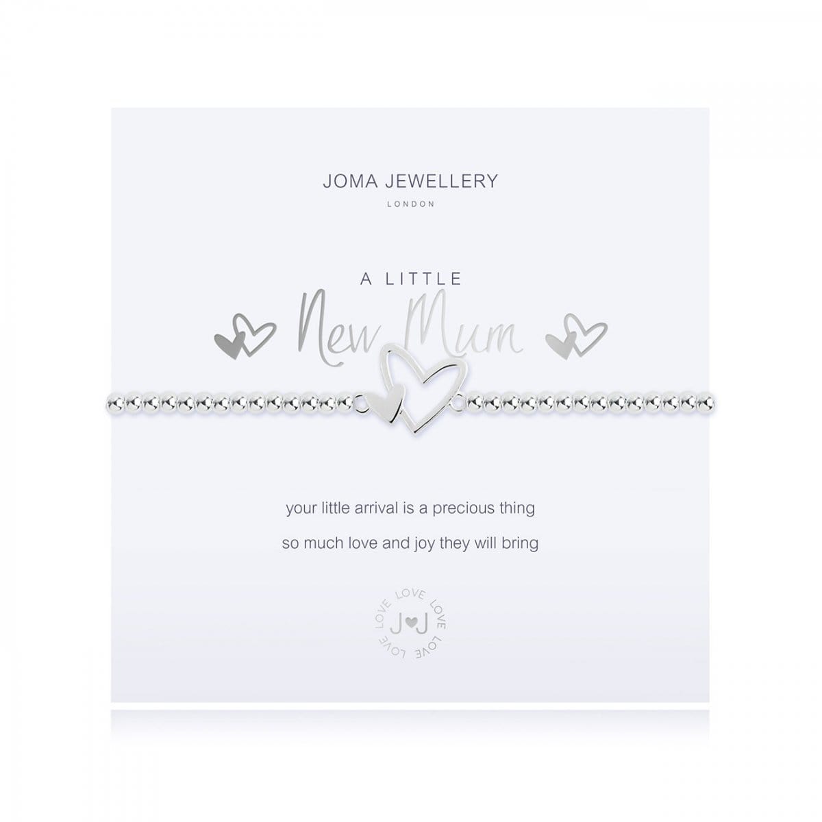 Joma Jewellery Silver New Mum Bracelet Bumbles Boo