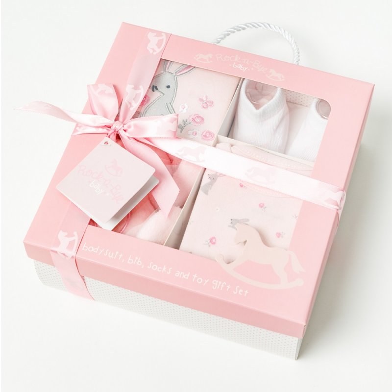 Baby Clothing Girl Luxury Boxed Pink &#39;Bunny Rabbit&#39;