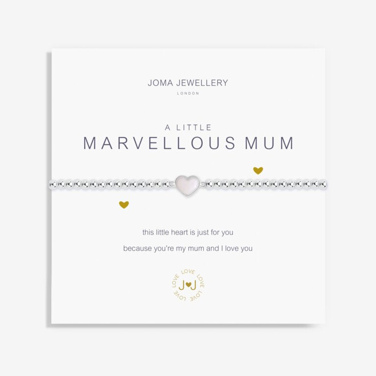 Joma Jewellery marvellous mum silver bracelet.