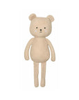 Soft toy teddy comforter toy in a biscuit colour