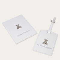 White Bambino My First Passport Holder & Luggage Tag Luggage Tags.