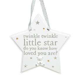 Twinkle Twinkle Little Star' Baby Keepsake Plaque
