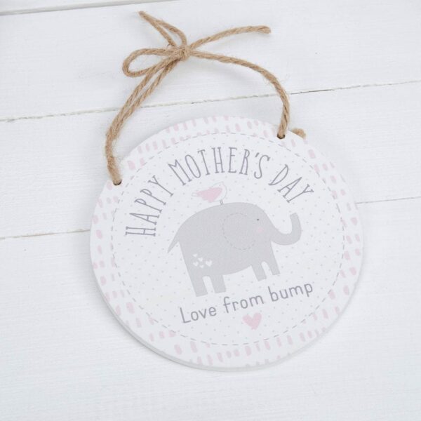 Petit Cheri'' Hanging Plaque Happy Mothers Day From Bump