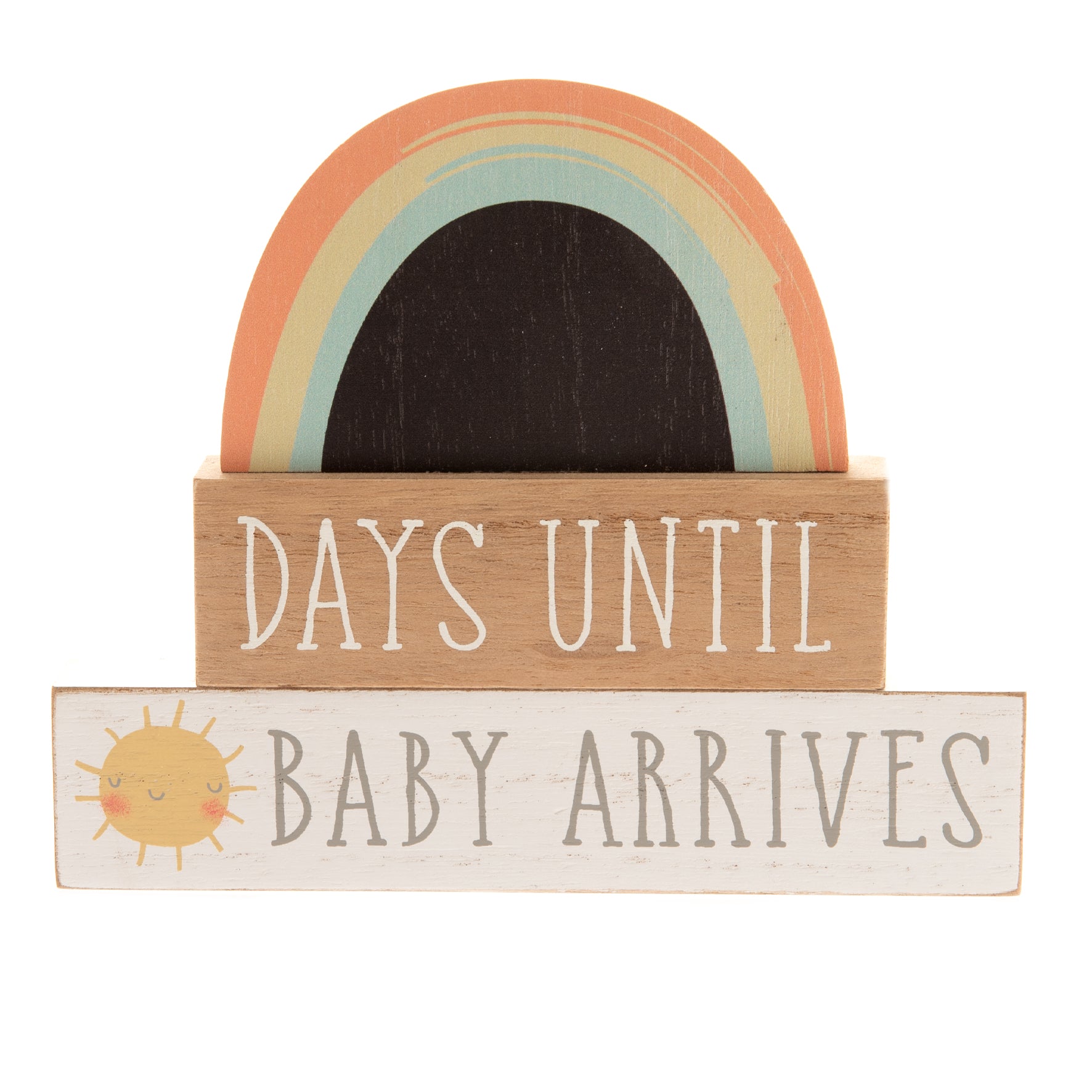 Days Until Baby Arrives' Countdown Plaque