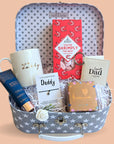 New daddy treat box with sweets, mug, keyring, chocolates and hand cream.