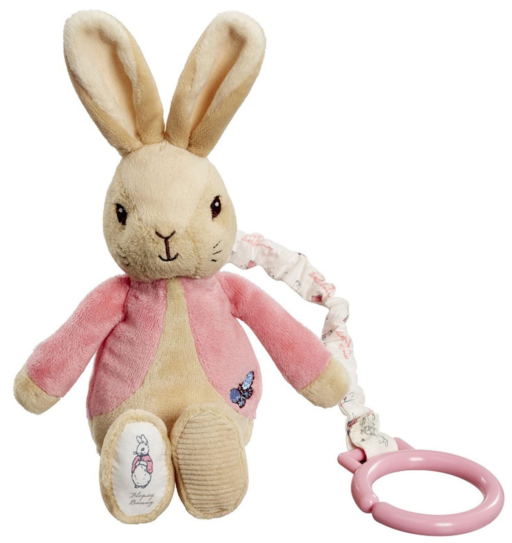 Flopsy Bunny Jiggle Attachable Toy - Bumbles & Boo