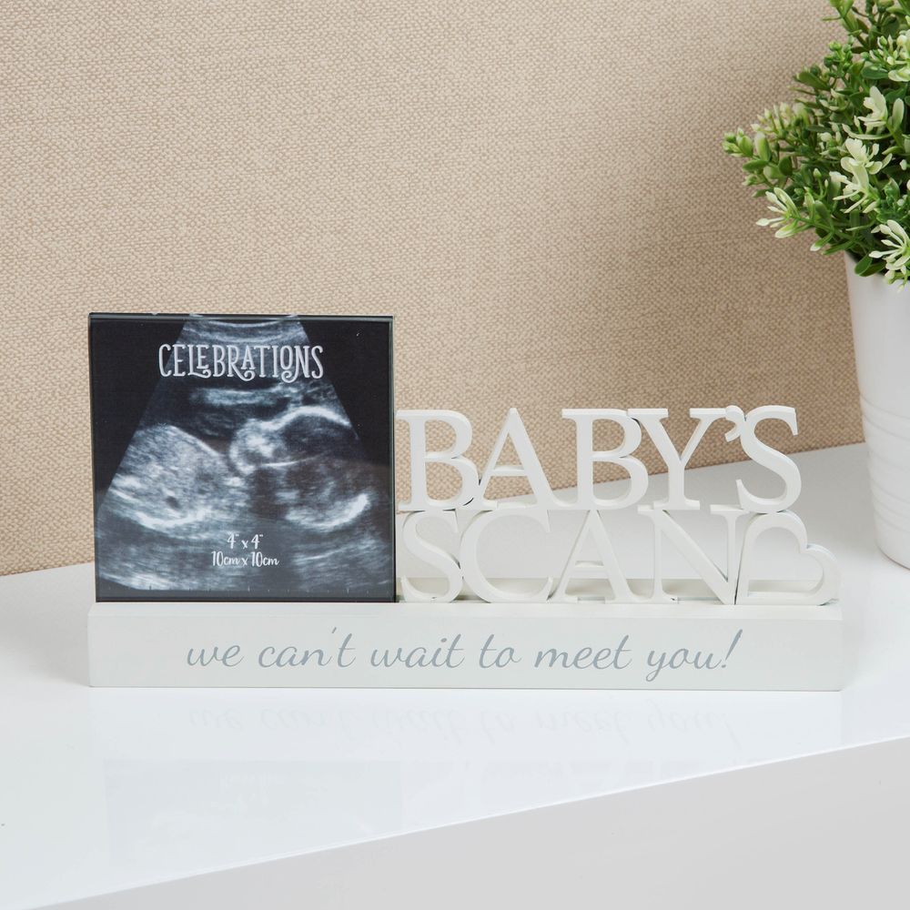Baby Scan&#39; Celebrations Photo Frame - 4&quot; x 4&quot;
