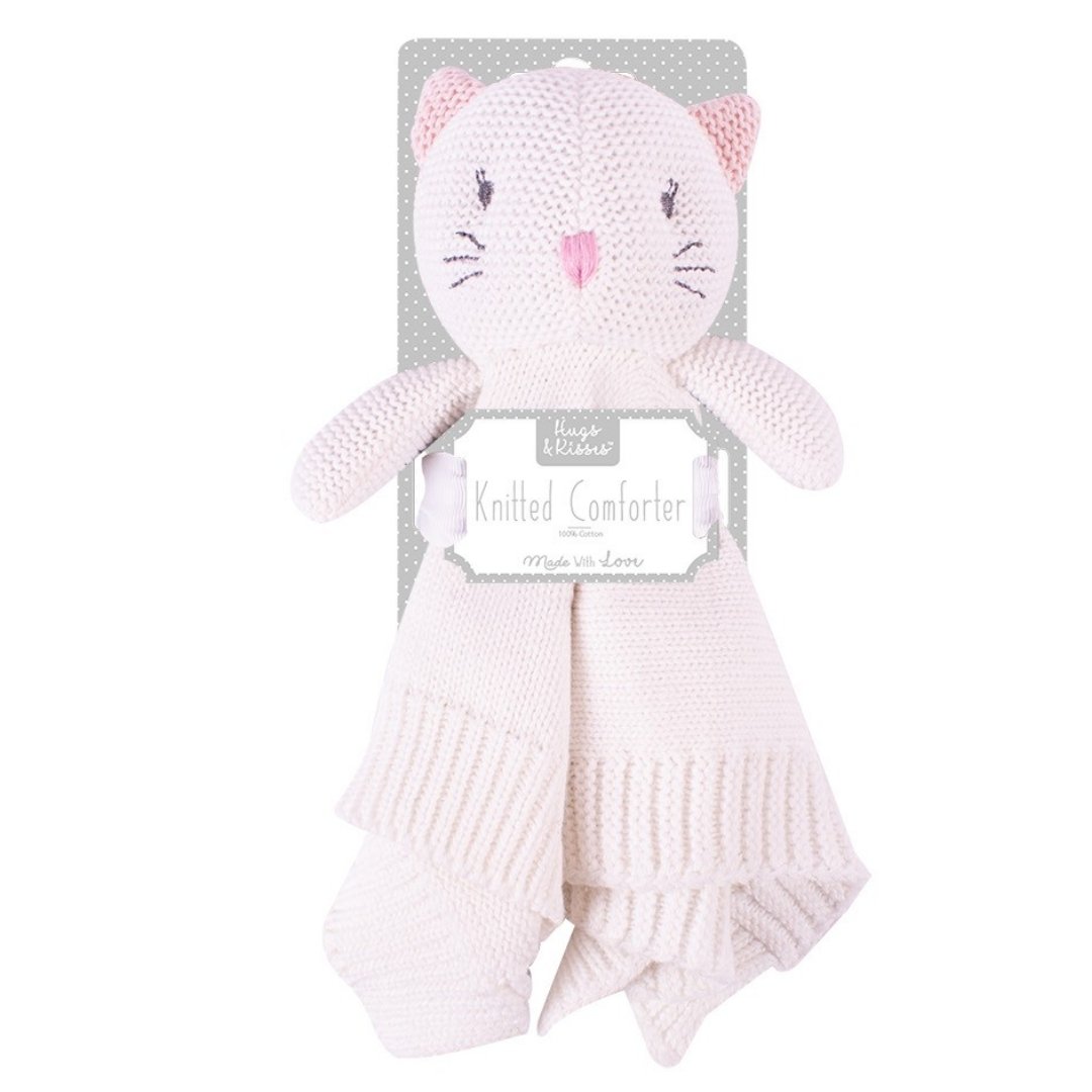 Knitted Kitten Comforter Toy - Bumbles &amp; Boo