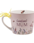 Bring a smile to the face of the loveliest mum in your life with this beautifully decorated mug, which features a green printed finish and adds even more charm with a complementary ‘Loveliest Mum’ decal and heartfelt sentiment on the reverse.