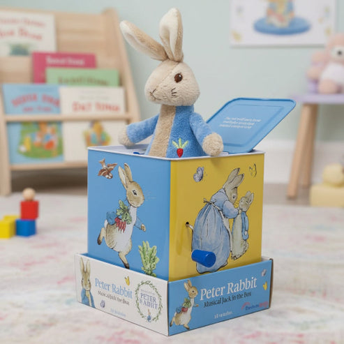 Peter Rabbit Musical Jack in the Box - Baby Toys - Bumbles & Boo