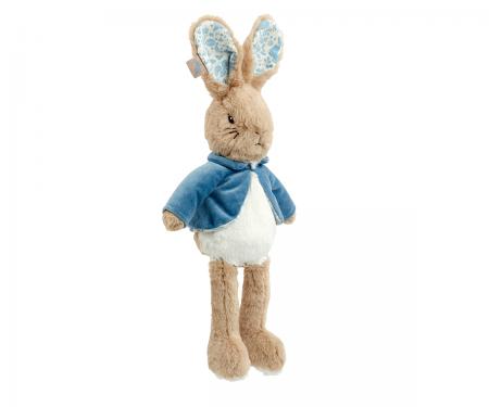 This adorable Peter Rabbit soft toy, in his famous blue jacket, is produced from the finest fabrics and finished with all the beautiful trimmings and details you would expect in this very special gift.