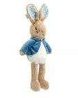 This adorable Peter Rabbit soft toy, in his famous blue jacket, is produced from the finest fabrics and finished with all the beautiful trimmings and details you would expect in this very special gift.