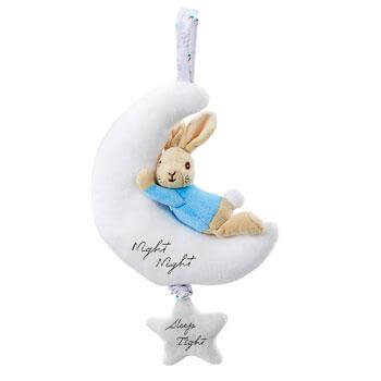 Pull down musical Peter rabbit toy.