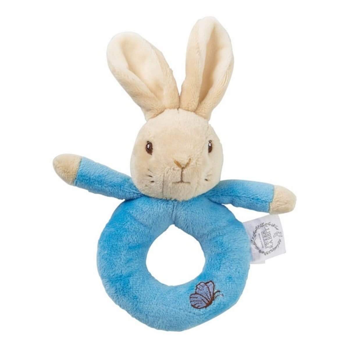 Peter Rabbit Plush Ring Rattle - Bumbles &amp; Boo