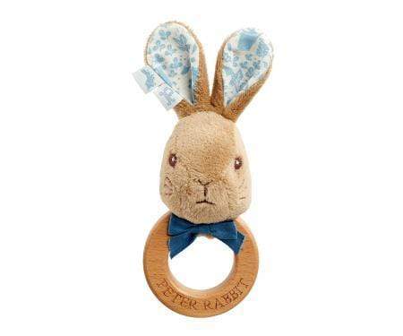 Peter Wooden Ring Rattle - Bumbles & Boo