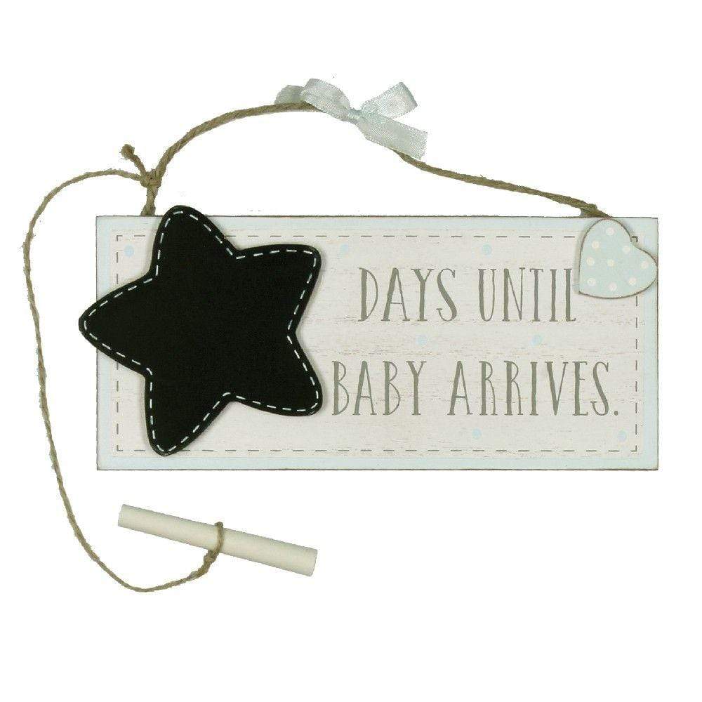 Petit Cheri Blue Waiting For Baby Chalkboard - Bumbles &amp; Boo