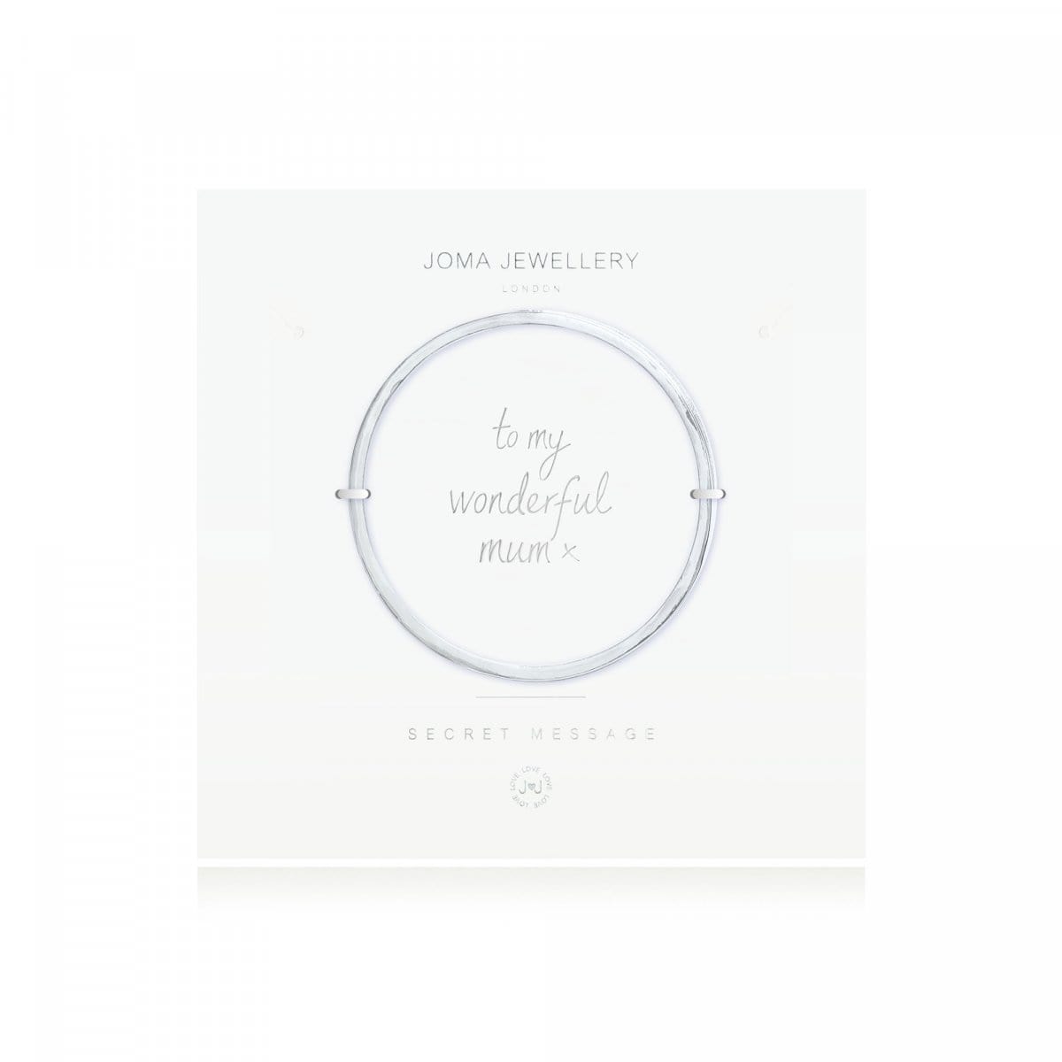 SECRET MESSAGE BANGLE | TO MY WONDERFUL MUM X by Joma Jewellery - Bumbles &amp; Boo