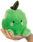 This cute Apple soft toy fits into the palm of your hand, he's full of beans which makes him super soft and cuddly. 