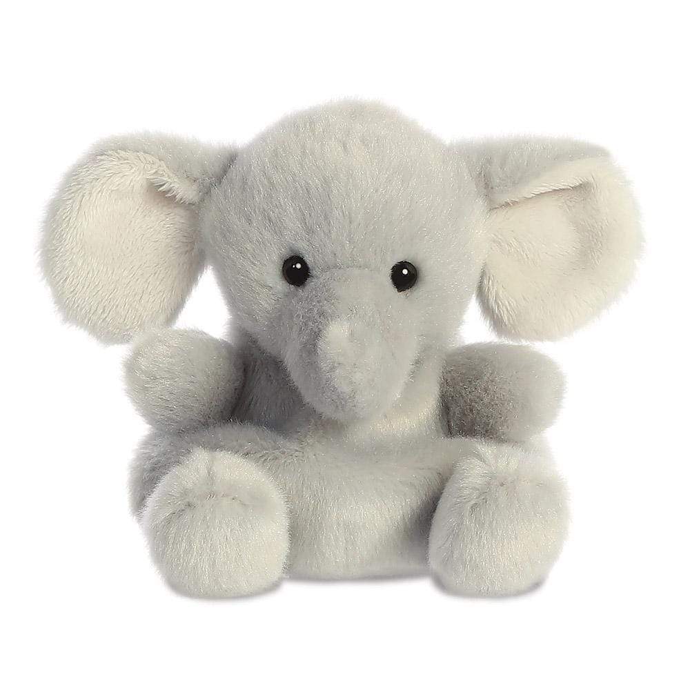 Elephant Soft Toy is a gorgeous grey Elephant measuring at 13 cm. His body is a soft grey plush material and he fits perfectly into the palm of your hand making him super soft and cuddly