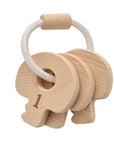 Wooden Numbered Teething Toy Keys