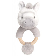 This Zebra ring rattle is the perfect baby shower gift and new addition to any nursery. It's made from recycled plastic, so it's both environmentally friendly and durable.